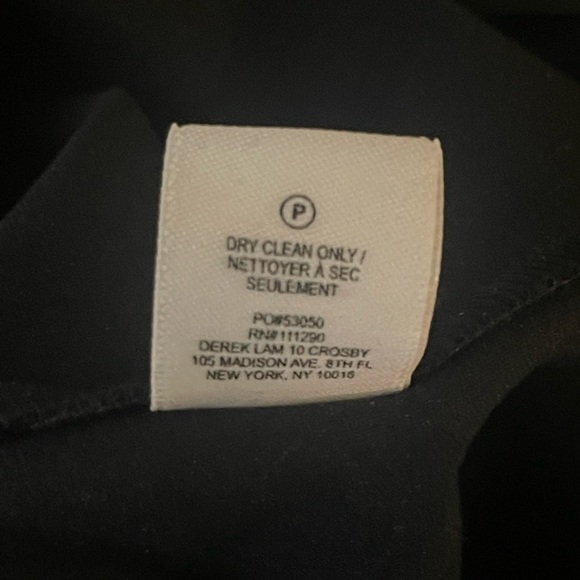 Derek Lam 10 Crosby SULLIVAN Navy Blue Ponte High Waist Ankle Pants Cropped Sz 2 - Picture 13 of 13